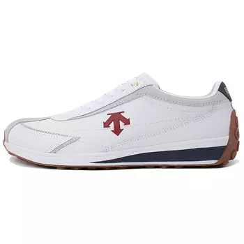 Кроссовки DESCENTE Cron Racer Lifestyle Shoes Unisex Low-top White/Red, белый/красный