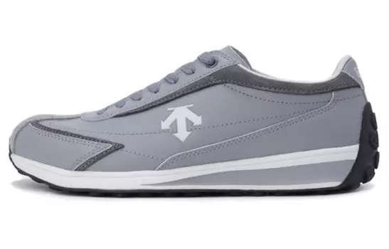 Кроссовки DESCENTE Cron Racer Skateboarding Shoes Unisex Low-top Gray, серый