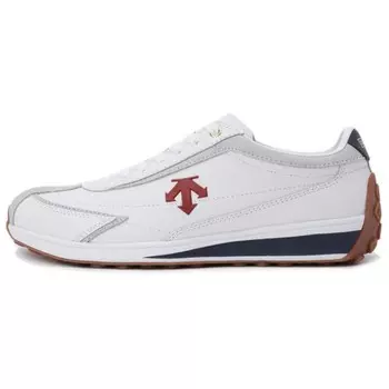 Кроссовки DESCENTE Cron Racer Skateboarding Shoes Unisex Low-top White/Red, белый/красный