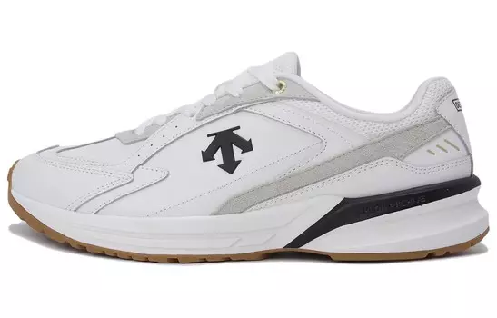 Кроссовки DESCENTE Lifestyle Shoes Unisex Low-top White/Black, белый/черный