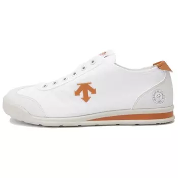 Кроссовки DESCENTE Lifestyle Shoes Unisex Low-top White/Orange, цвет Orange