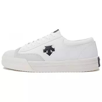 Кроссовки DESCENTE Skateboarding Shoes Unisex Low-top White/Gray, белый/серый