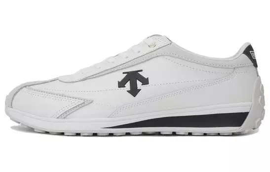 Кроссовки DESCENTE Sport Style Skateboarding Shoes Unisex Low-top White/black, белый/черный