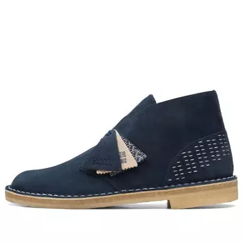 Кроссовки desert boots 'sashiko navy' Clarks, синий