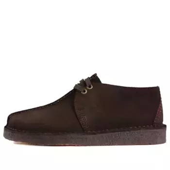 Кроссовки desert trek 'dark brown' Clarks, коричневый