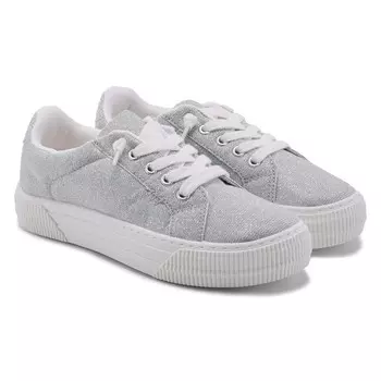 Кроссовки детские abigail маленькие/большие Jellypop, серебряный