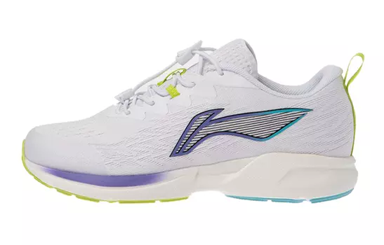 Кроссовки детские беговые GS Low-top Standard белые/соково-зеленые Lining Young