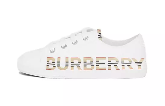 Кроссовки детские Burberry Icon Stripe, белый