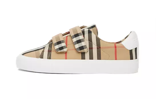 Кроссовки детские Burberry Kids Skateboarding Archive, бежевый