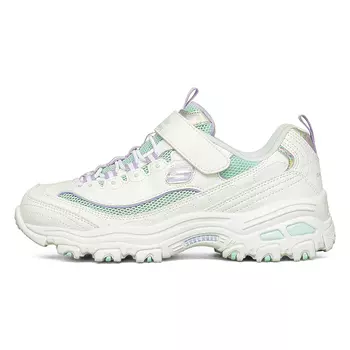 Кроссовки детские D"Lites 1.0 GS Low-top белые/фиолетовые Skechers