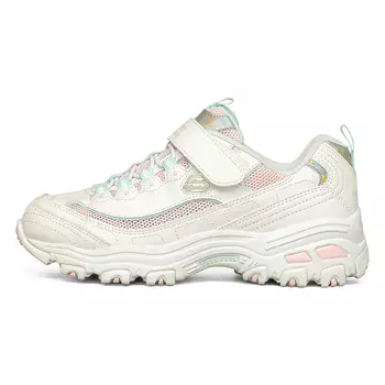 Кроссовки детские D"Lites 1.0 GS Low-top белые/пудровые Skechers