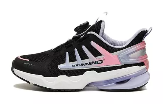 Кроссовки детские Divine Movement GS Low-top черные/фиолетовые/розовые Anta Kids