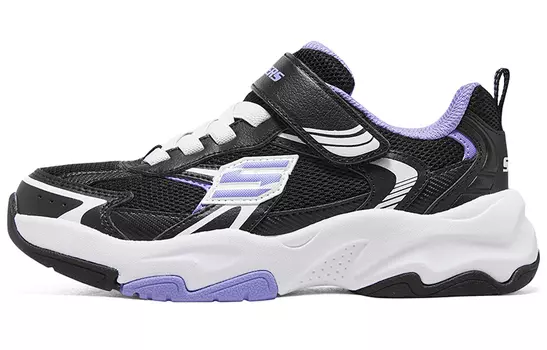 Кроссовки детские для девочек GS Low-top черные Skechers, черный