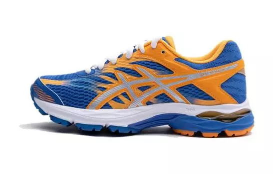 Кроссовки детские Gel-Flux 4 GS Low-top Синие/Оранжевые Asics, синий/оранжевый