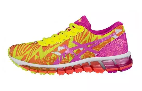 Кроссовки детские Gel-Quantum 360 GS Low-top желтые/красные Asics