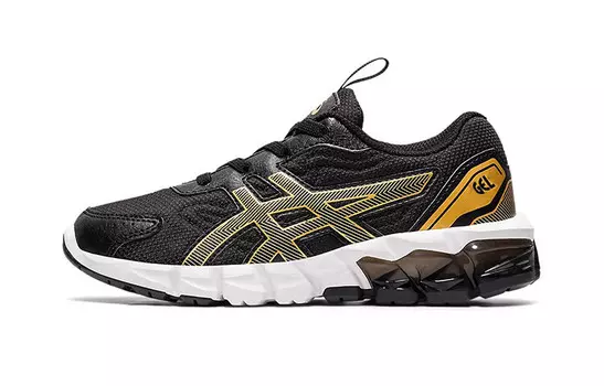 Кроссовки детские Gel-Quantum 90 3 PS Low-top черные/золотые Asics