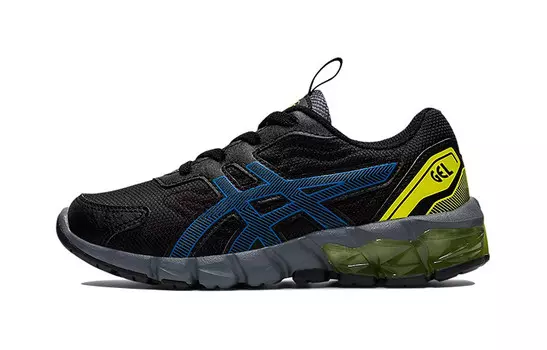 Кроссовки детские Gel-Quantum 90 PS Low-top черные/синие Asics