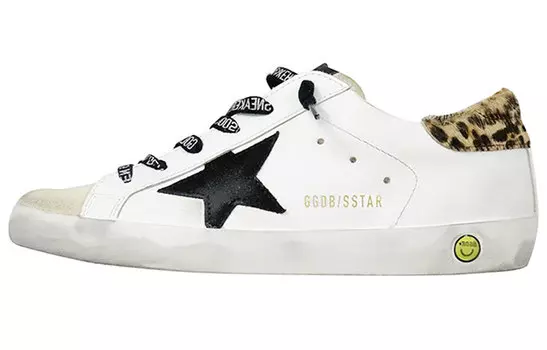 Кроссовки детские Golden Goose Super-Star, белый / черный