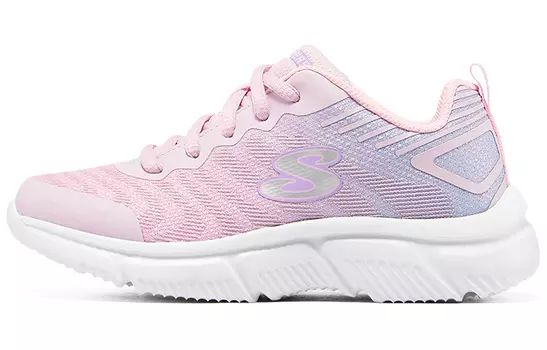 Кроссовки детские GS Low-top розовые/лавандовые Skechers, розовый