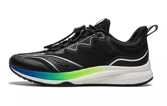 Кроссовки детские Light Leap 1.0 GS Low-top черные Lining Young, черный