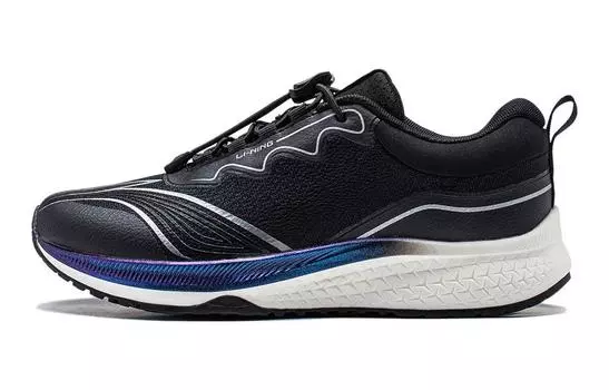 Кроссовки детские Light Leap V1 GS Low-top черные Lining Young, черный