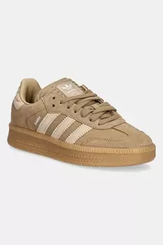 Кроссовки детские SAMBA XLG Adidas Originals, зеленый