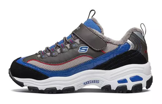 Кроссовки детские серии D"LITES GS Low-top синяя/красная/серая Skechers