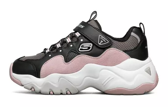 Кроссовки детские серии D"LITES GS Low-top Black/Powder Skechers