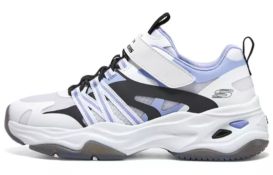 Кроссовки детские серии D"LITES GS Low-top черного/фиолетового цвета Skechers