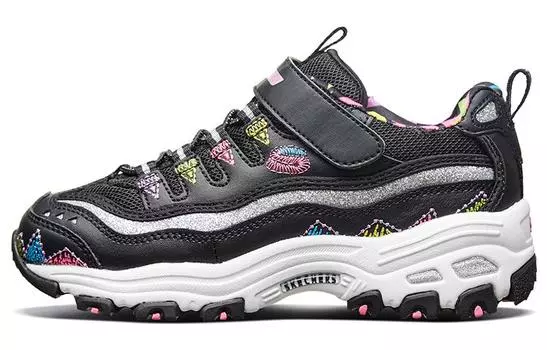 Кроссовки детские серии D"LITES GS Low-top Black/Powder Skechers