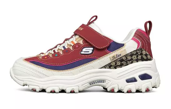 Кроссовки детские серии D"LITES GS Low-top красные/белые/черные Skechers