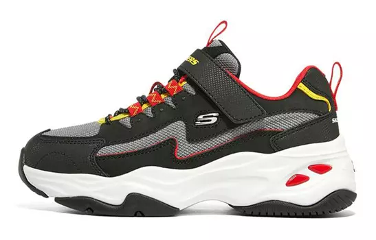 Кроссовки детские серии D"LITES GS Low-top черные/красные Skechers