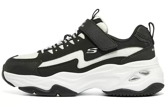 Кроссовки детские серии D"LITES GS Low-top, черные/белые Skechers