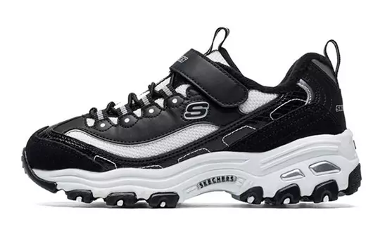 Кроссовки детские серии D"LITES GS Low-top, черные/белые Skechers