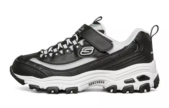 Кроссовки детские серии D"LITES GS Low-top, черные/белые Skechers