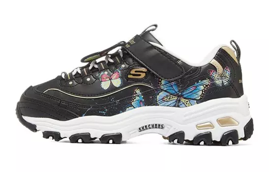 Кроссовки детские серии D"LITES GS Low-top черные/многоцветные Skechers
