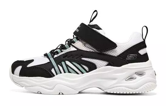 Кроссовки детские серии D"LITES GS Low-top, черные/белые/синие Skechers