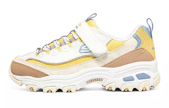 Кроссовки детские серии D"LITES GS Low-top белые/желтые Skechers