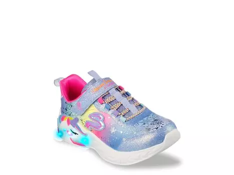 Кроссовки детские Skechers S Lights Unicorn Dreams, синий