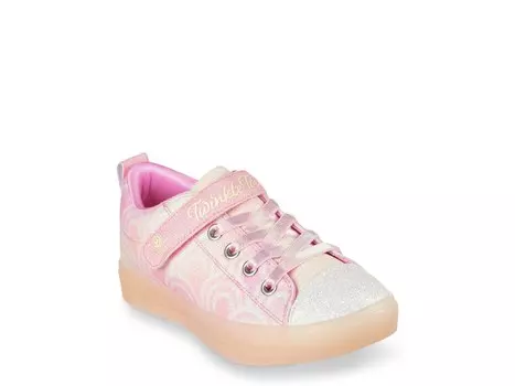 Кроссовки детские Skechers Twinkle Sparks Ice, розовый / оранжевый
