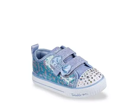 Кроссовки детские Skechers Twinkle Toes Shuffle Lite, светло-синий