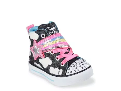 Кроссовки детские Skechers Twinkle Toes Twinkle Sparks Shooting Star, черный