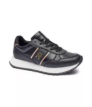 Кроссовки детские Tommy Hilfiger с монограммой, черный