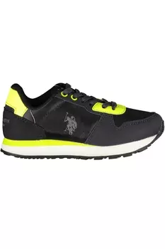 Кроссовки детские U.S. Polo Assn., черный / желтый