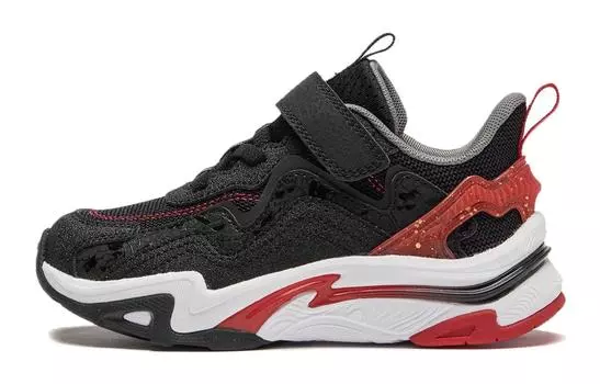 Кроссовки детские Yunchuan V3 Kids Low-top черные/красные киноварь Lining Young