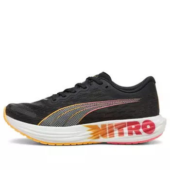 Кроссовки deviate nitro 2 'black sun stream' Puma, черный