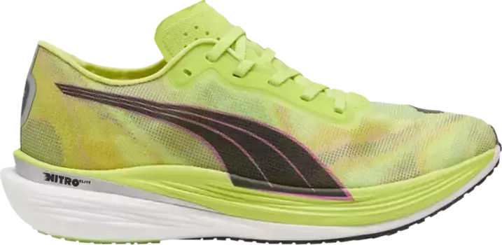 Кроссовки Deviate Nitro 2 'Lime Pow Black', желтый