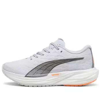 Кроссовки deviate nitro 2 'silver mist neon citrus' Puma, серебряный