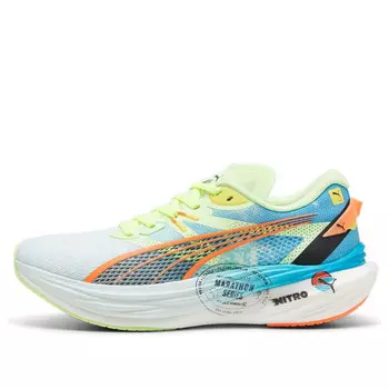 Кроссовки deviate nitro 3 'nitro blue fizzy apple' Puma, синий