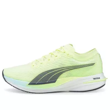Кроссовки deviate nitro 'fizzy light' Puma, зеленый